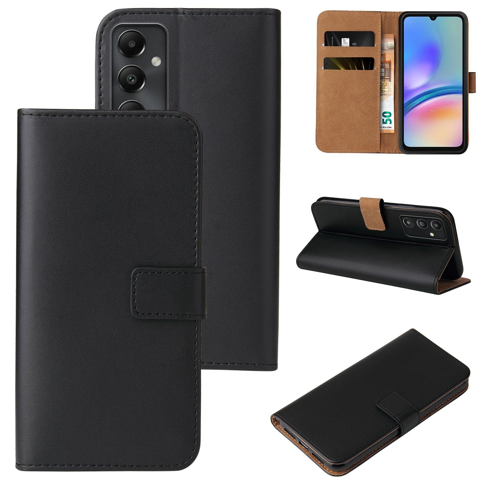 Tec-Expert Handyhülle Klapp Hülle für Samsung Galaxy A05s 6.7 Zoll, 6.7, Flip Case für Samsung Galaxy A05s