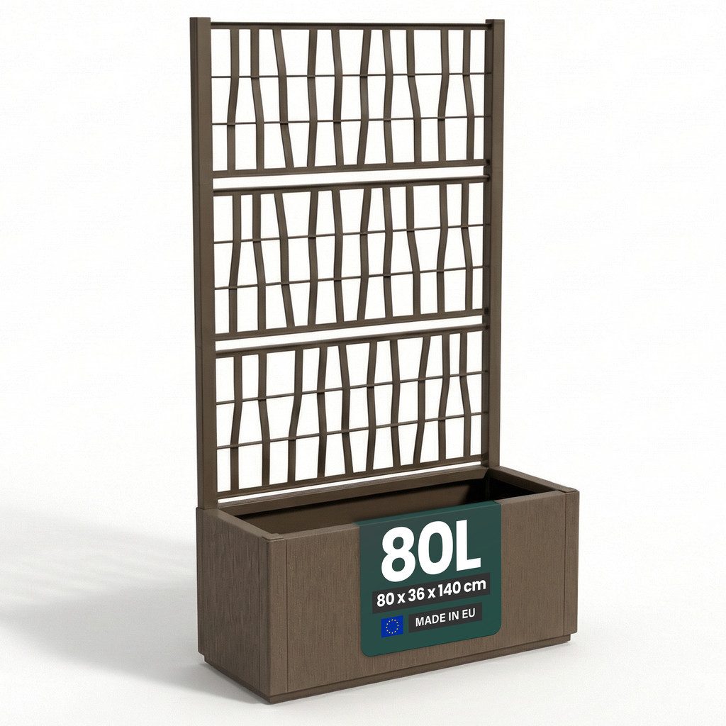 Spalier 'Ethica' in Struktur Optik (breite Version) in verschiedenen Farben