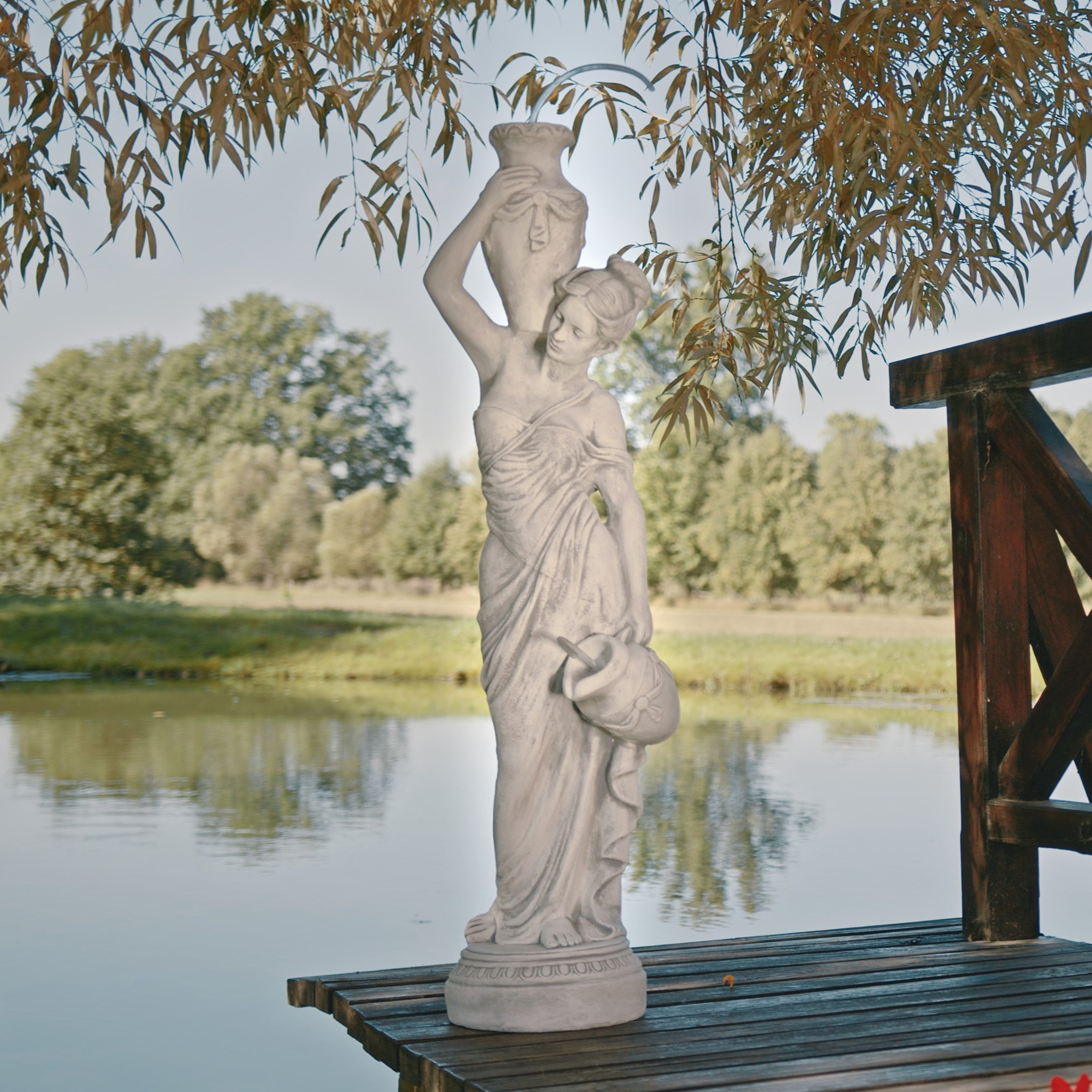 gartendekoparadies.de Gartenfigur Statue der Titanen-Tochter Maia, H. 133 cm, 86 kg, Frostsicher