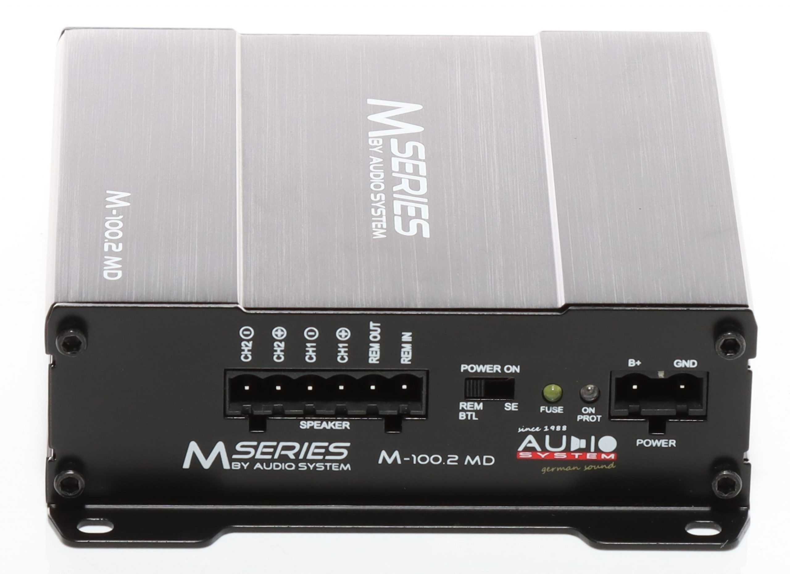 Audio System Audio System M-100.2 MD 2-Kanal Verstärker Verstärker