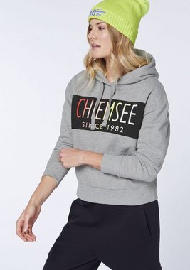 Chiemsee Kapuzensweatjacke Hoodie im modernen Label-Design 1