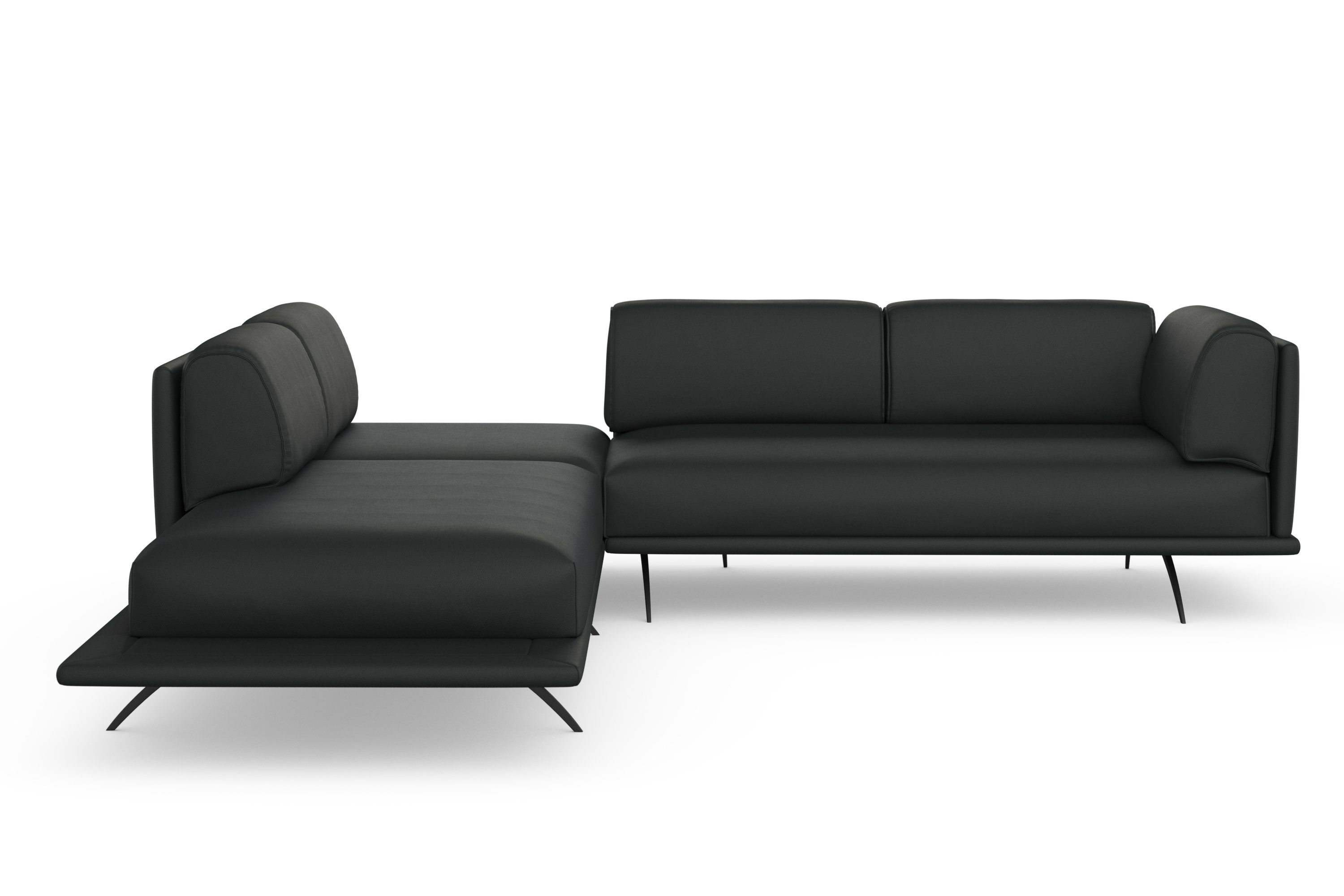 machalke® Ecksofa benito, Sockel bezogenem mit