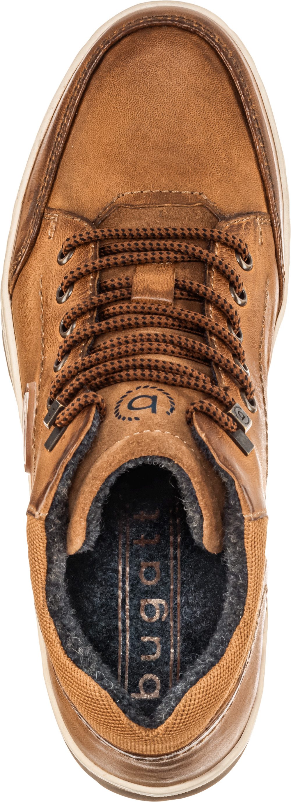 bugatti Echtleder- Stiefelette Warmes Fleece-Futter für warme Füße – Bild 5 von 5