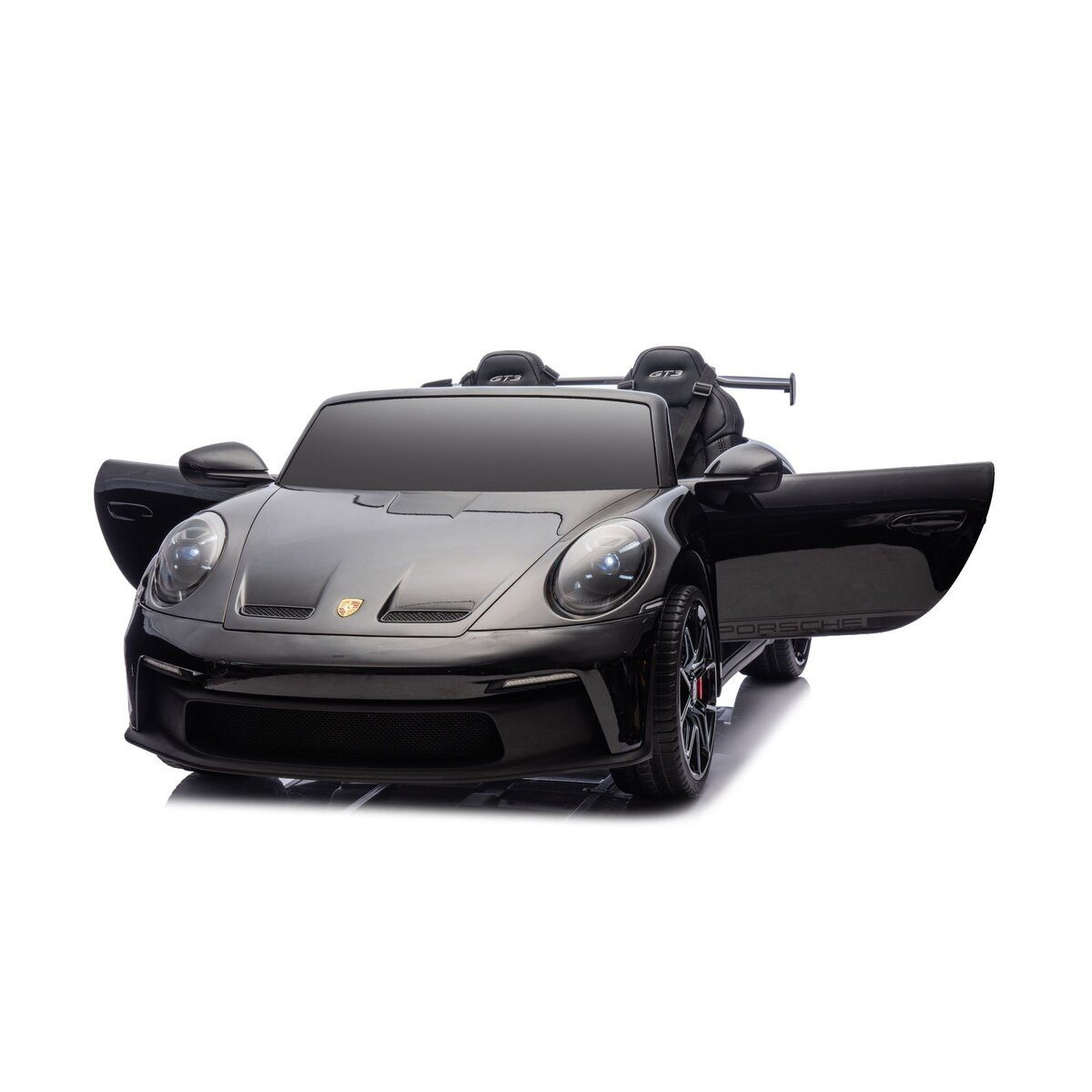 Wisam Elektro-Kinderauto DK-P911 Porsche GT3, schwarz lackiertes, Elektro Auto Batterieauto