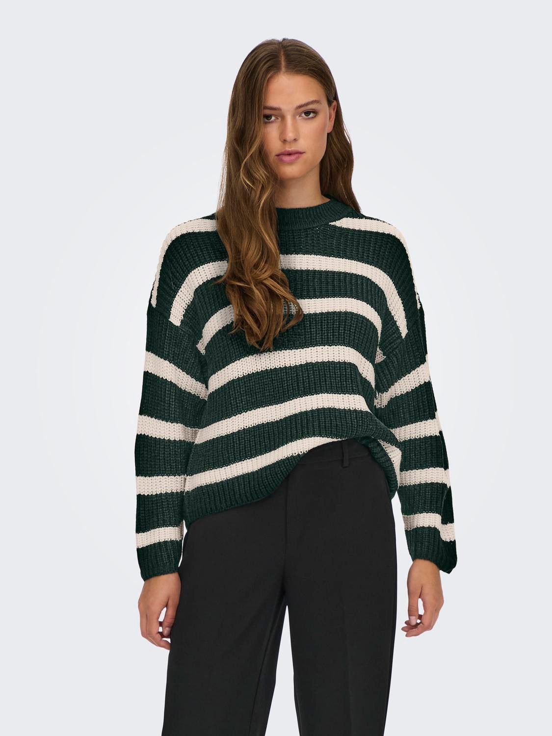 JACQUELINE de YONG Strickpullover Gestreift Strick günstig online kaufen