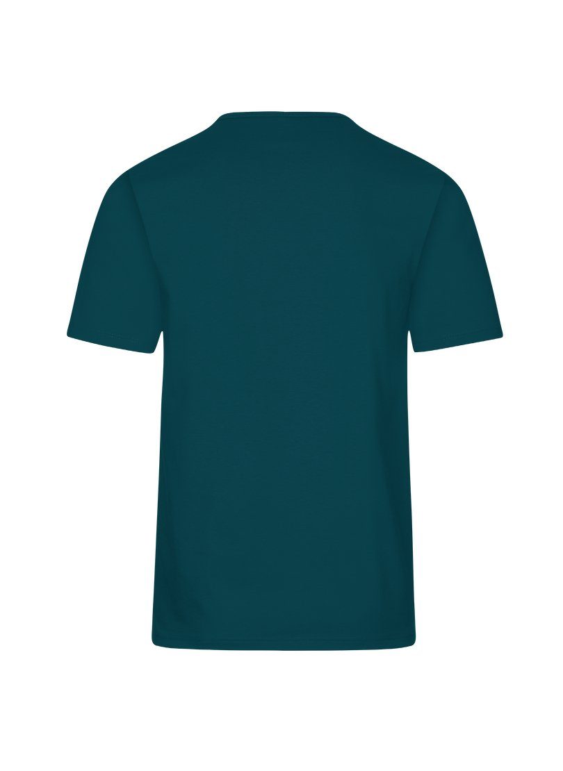 DELUXE TRIGEMA Trigema T-Shirt -Single-Jersey Knopfleiste Baumwolle, mit T-Shirt DELUXE