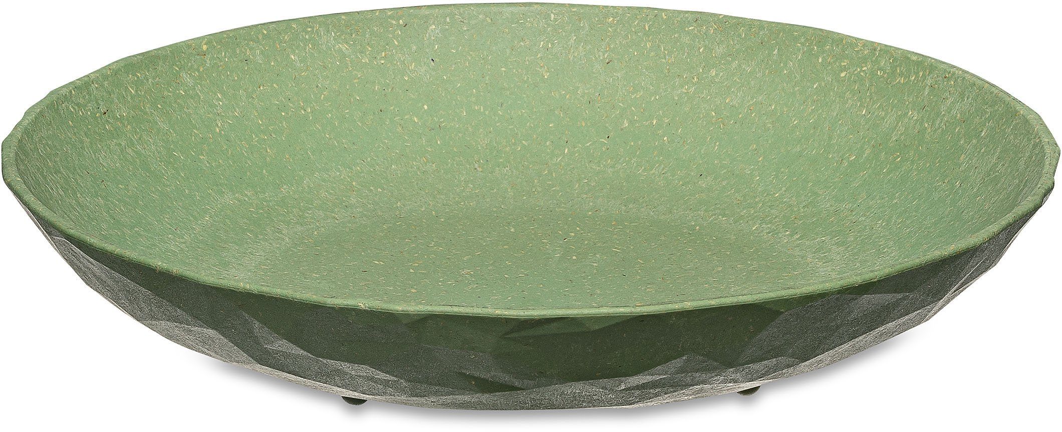 KOZIOL PLATE, St), CLUB grün biozirkuläremKunststoff+FSCHolz,spülmaschinengeeignet,melaminfrei,22cm (4 Suppenteller