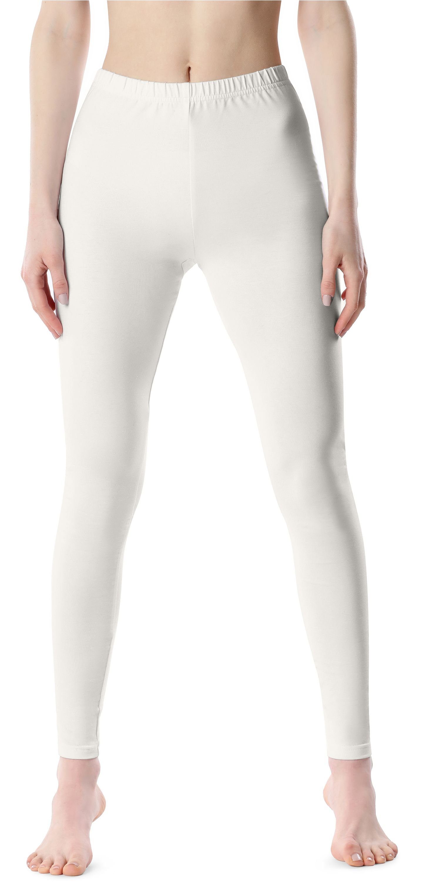 Bellivalini Leggings Damen Lange Leggings aus Baumwolle BLV50-198 (1-tlg) elastischer Bund