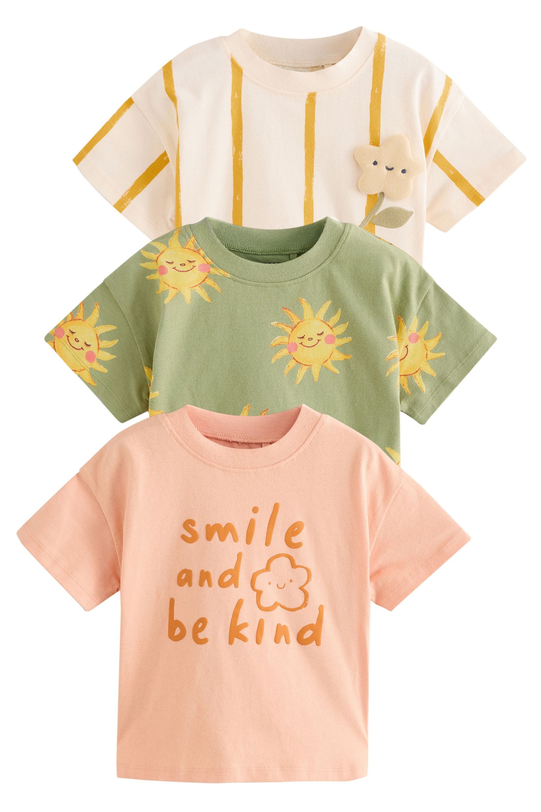 Next T-Shirt Kurzarm-T-Shirts aus 100 % Baumwolle, günstig online kaufen