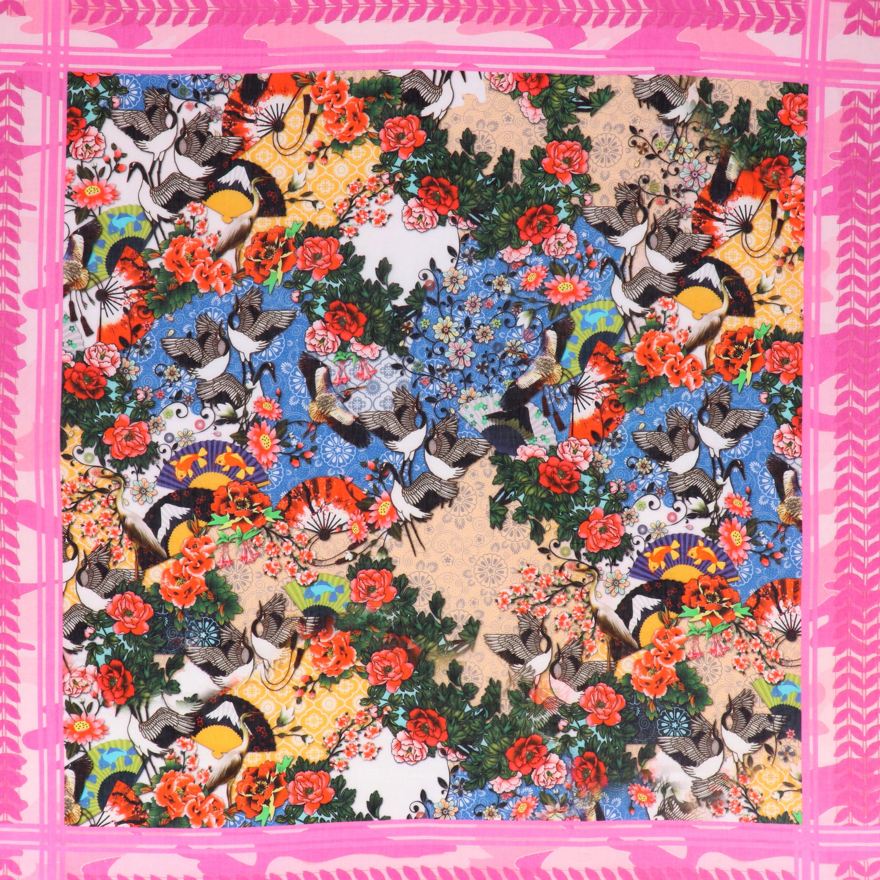 halsüberkopf Accessoires Modetuch Tuch Camouflage Patch, mit Blumen und Tiermotiven