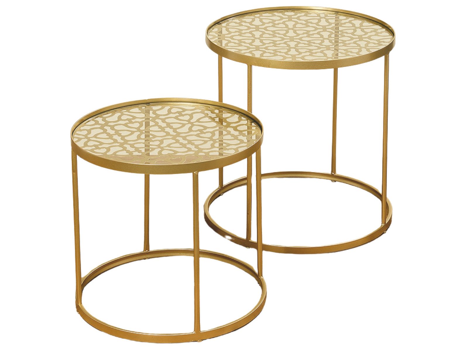 BOLTZE Beistelltisch Vera Tisch gold 53 cm (1 Stück)