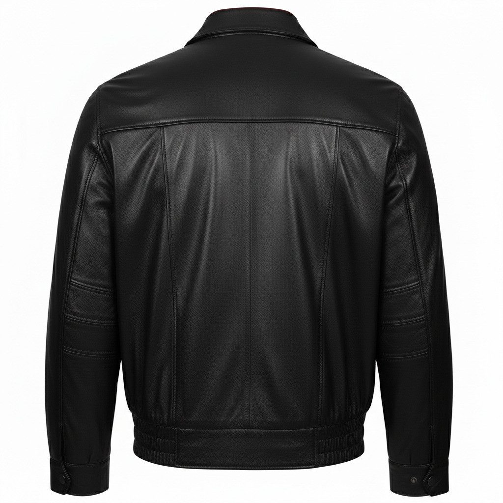 Mouflon Lederjacke Harry Herren-Blouson aus echtem Lammnappa-Leder mit elastischem Bund