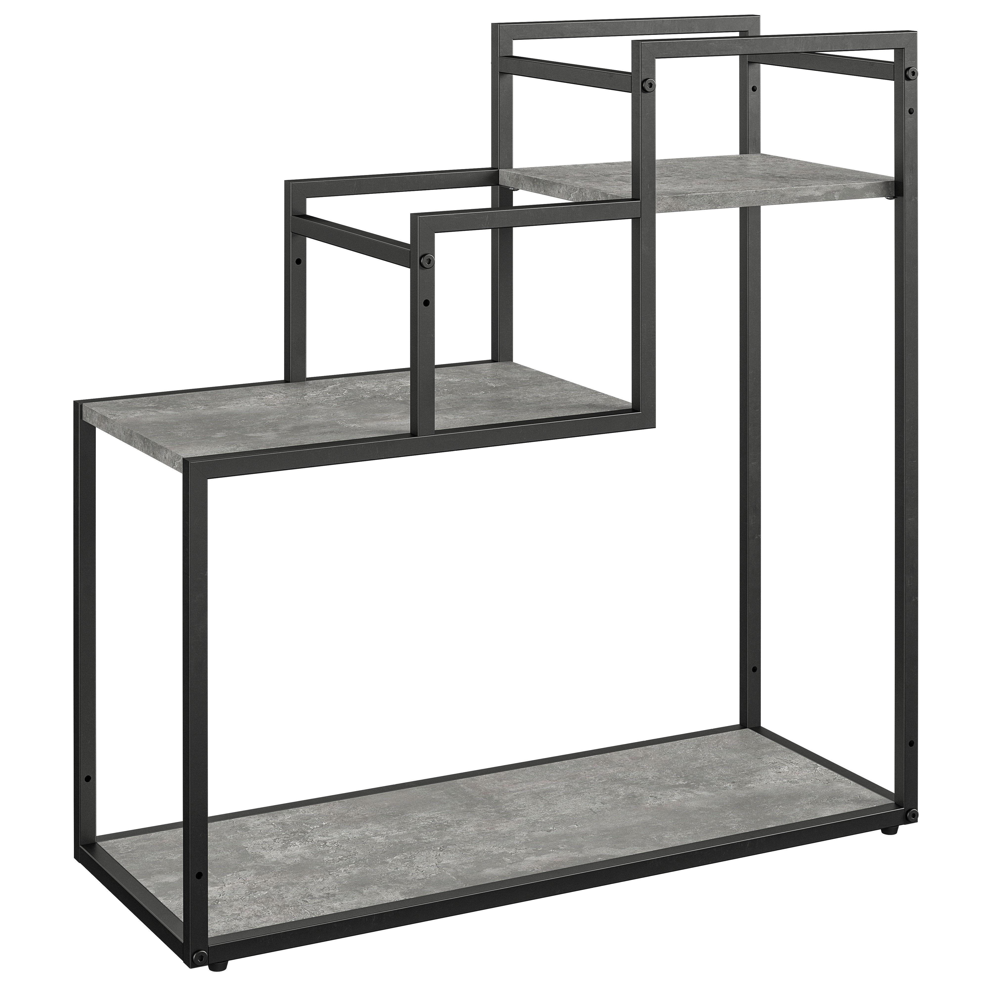 loft24 Pflanzentreppe Weston, Standregal mit Metallgestell günstig online kaufen
