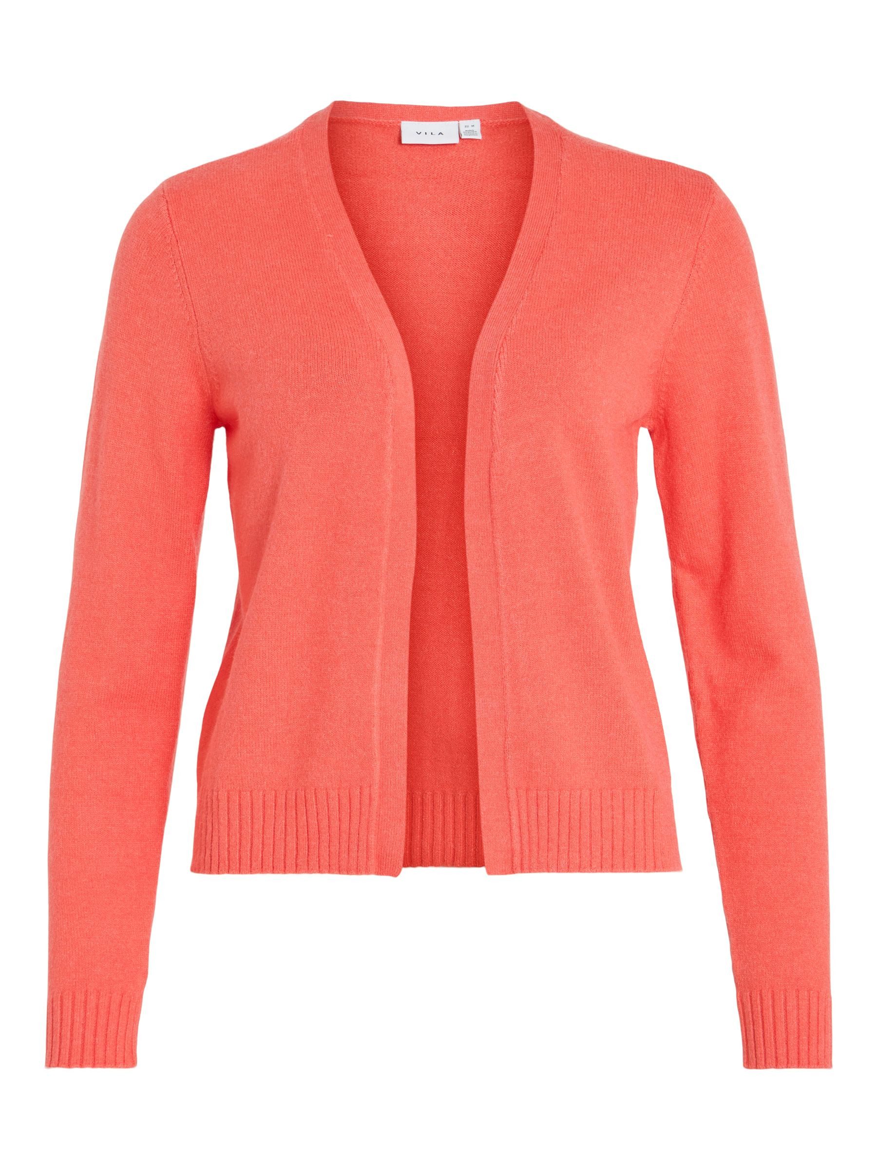 Vila Cardigan Kurzer Feinstrick Cardigan Weiche günstig online kaufen