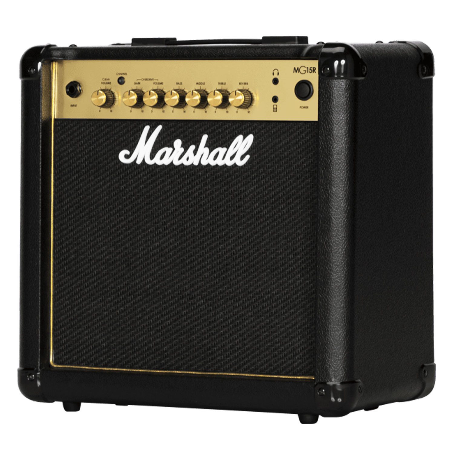 Marshall Marshall MG15GR Gitarren-Verstärker mit Kabel Verstärker (Anzahl Kanäle: 2, 15,00 W, mit Klinkenkabel)