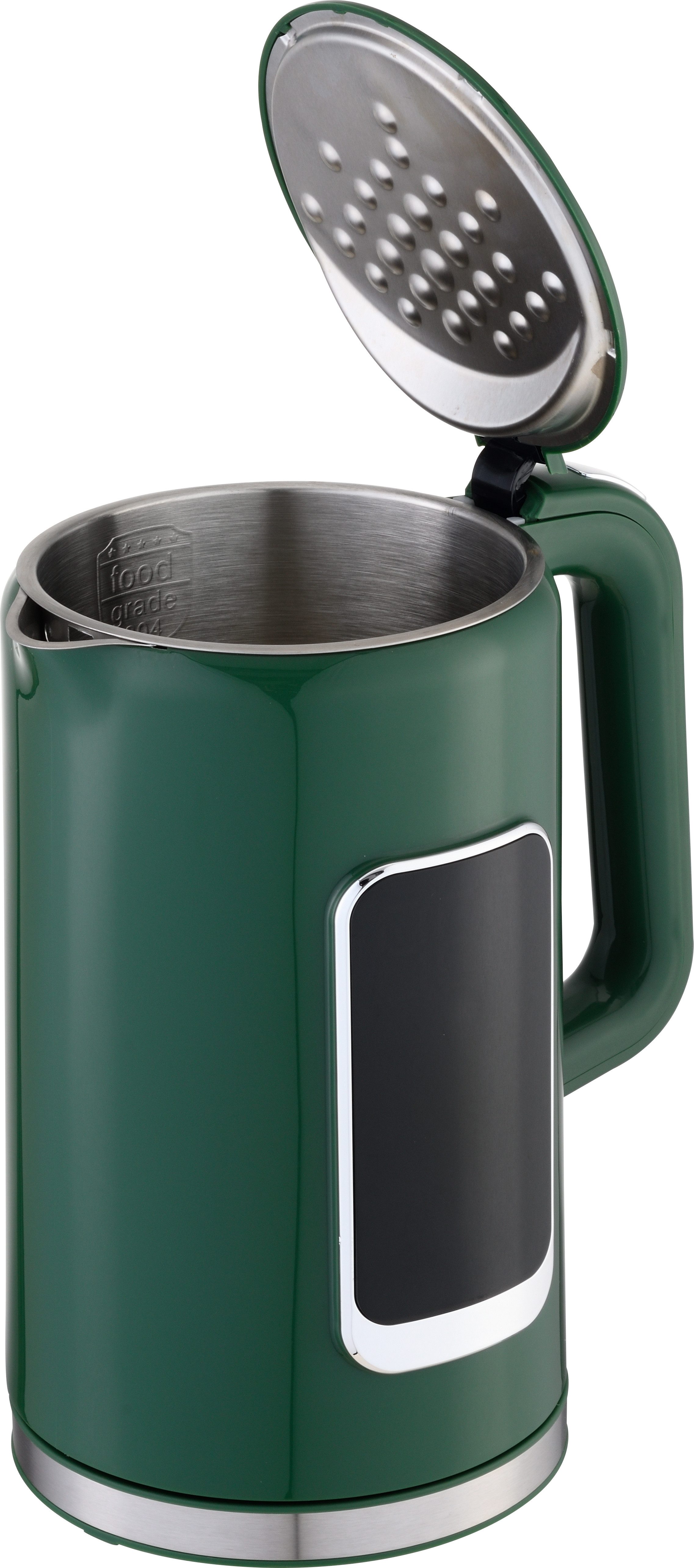 LMG Germany Wasserkocher Wasserkocher 2200 Watt 40–100 °C Digitalbildschirm Warmhaltefunktion, 2200 W, Cool-Touch-Gehäuse, Edelstahl innen, Temperaturwahl, Warm – Bild 2 von 3