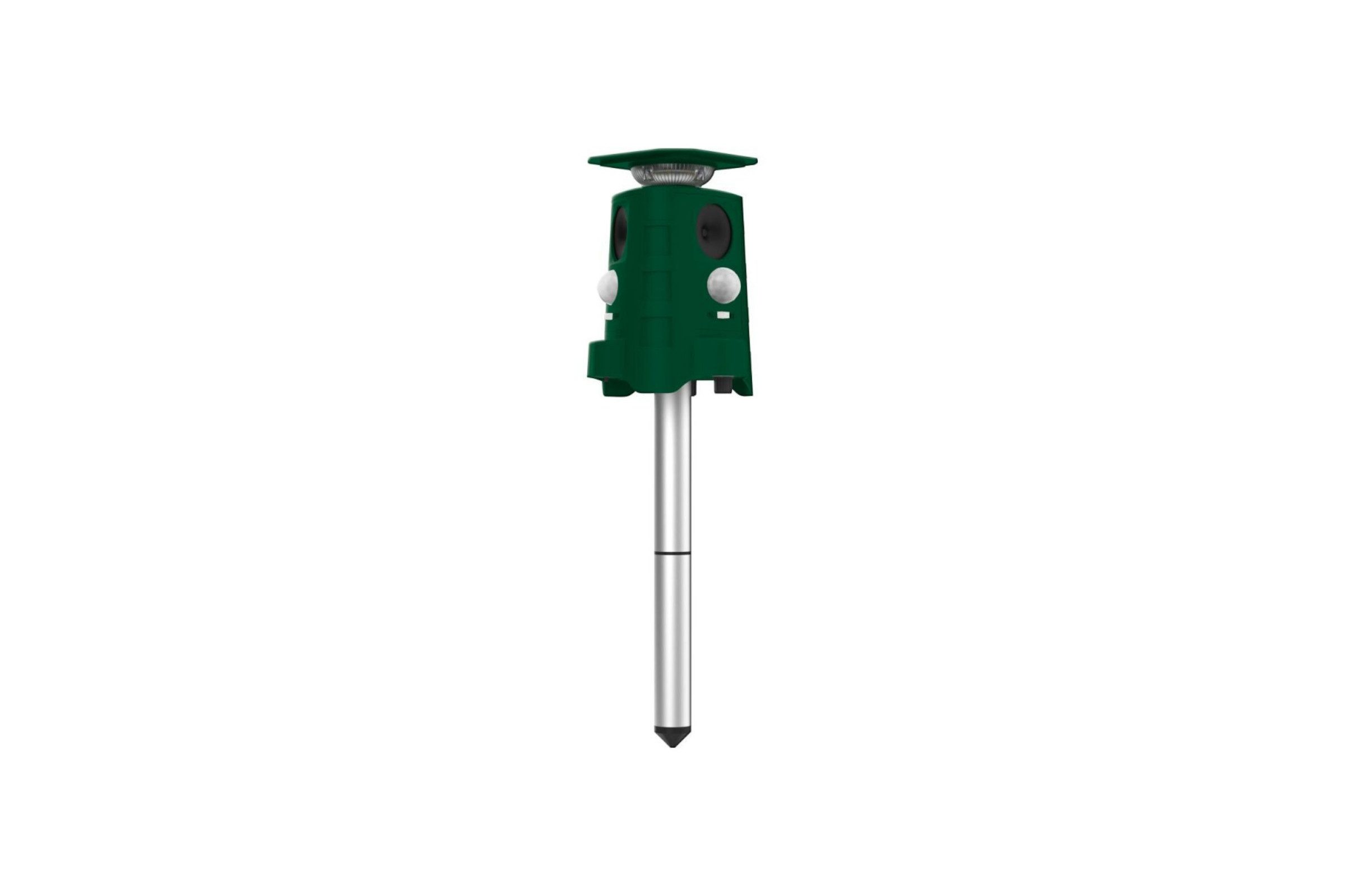 Parkside Ultraschall-Tierabwehr Solar Tiervertreiber Tierschrecker Solarschrecker PTUS360 1 B1, Einzelartikel 1-tlg., Erfassungswinkel (360)