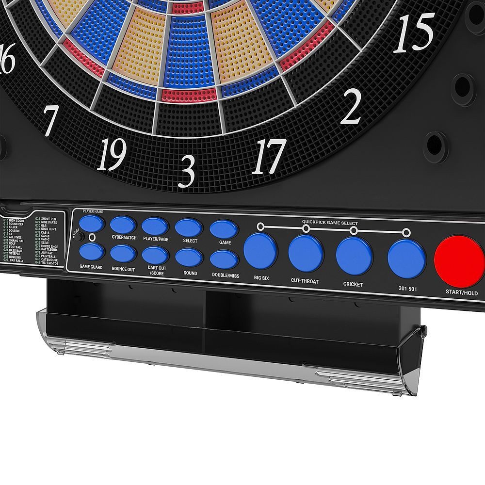 Kings Dart Dartscheibe Elektronische Dartscheibe Profi Turnier 2.0, Professionelle Turnier-Dartscheibe mit Top-Ausstattung – Bild 2 von 5