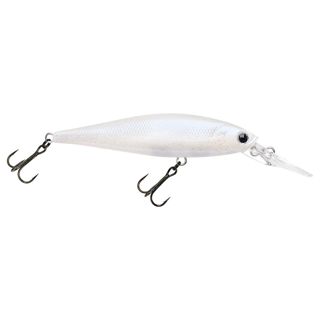 DD Craft Lucky Flake 78SP B'Freeze Lucky Pearl Kunstköder (1-St) Wobbler, Craft Pointer White