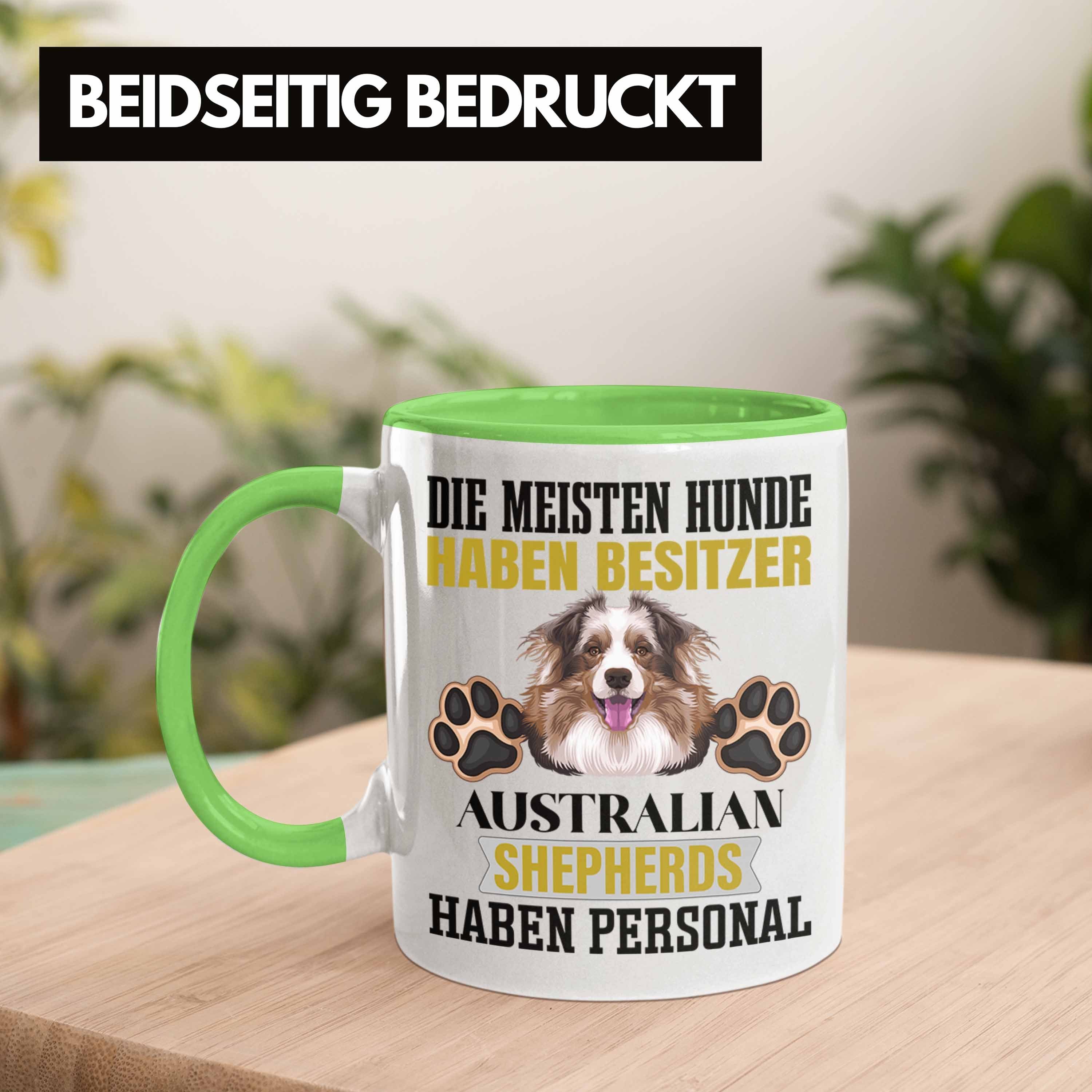Lustiger Spruch Geschenk Tasse Grün Geschenkid Shepherd Trendation Besitzer Tasse Australian