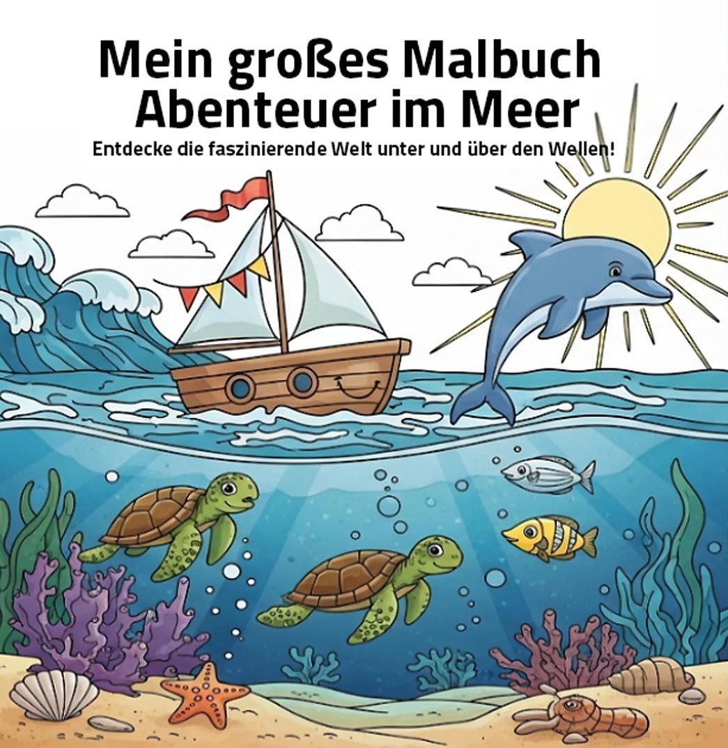 Maritimia Malbuch Mein großes Malbuch Abenteuer im Meer
