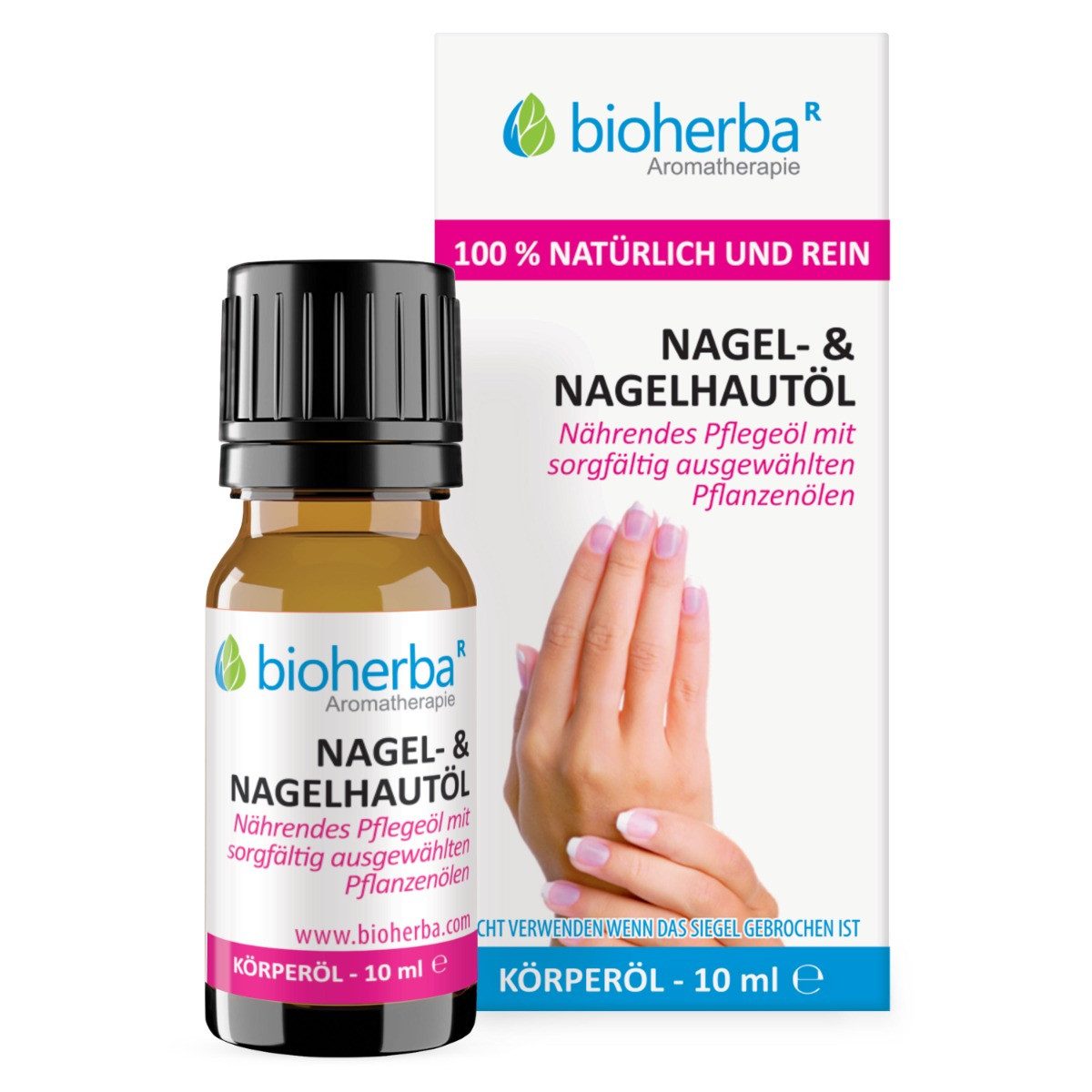 BIOHERBA R Pflege-Set Bioherba Öl für Gesunde Nägel 10 ml
