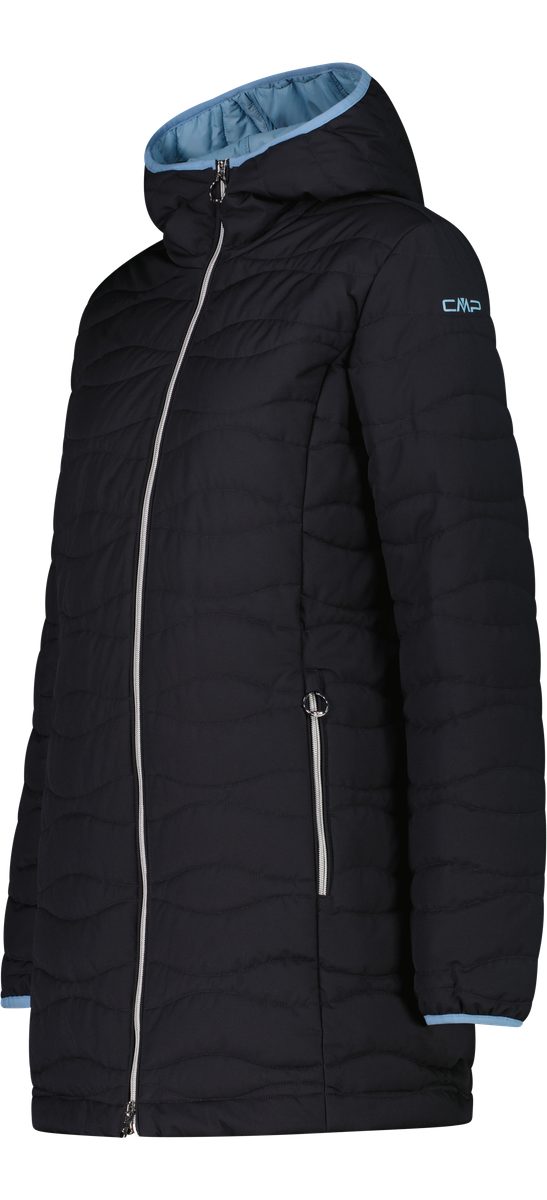 CMP Steppmantel WOMAN PARKA FIX HOOD mit Kapuze, aus Polyester – Bild 4 von 4