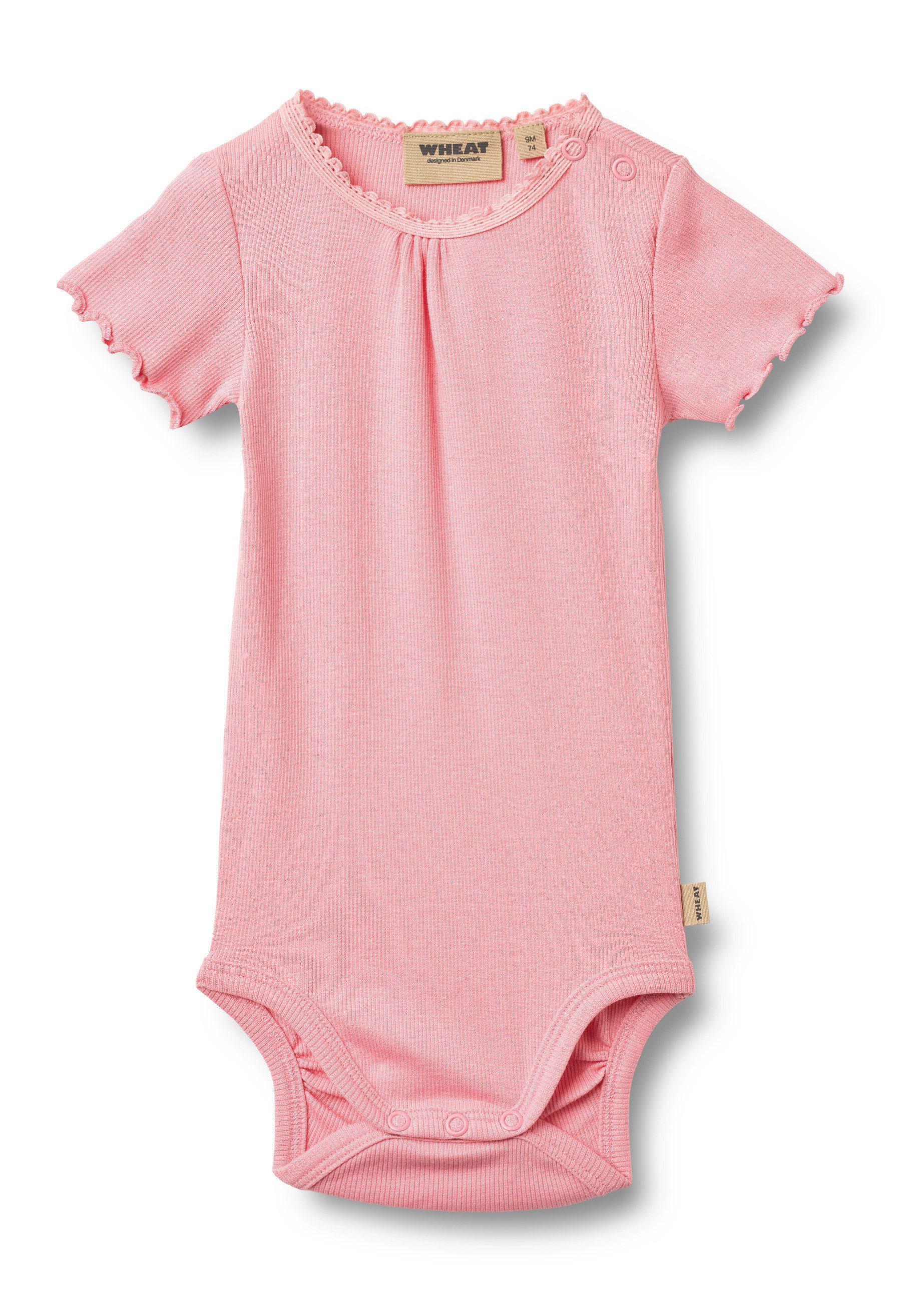 WHEAT Blusenbody WHEAT Rippkörper S/S Edna