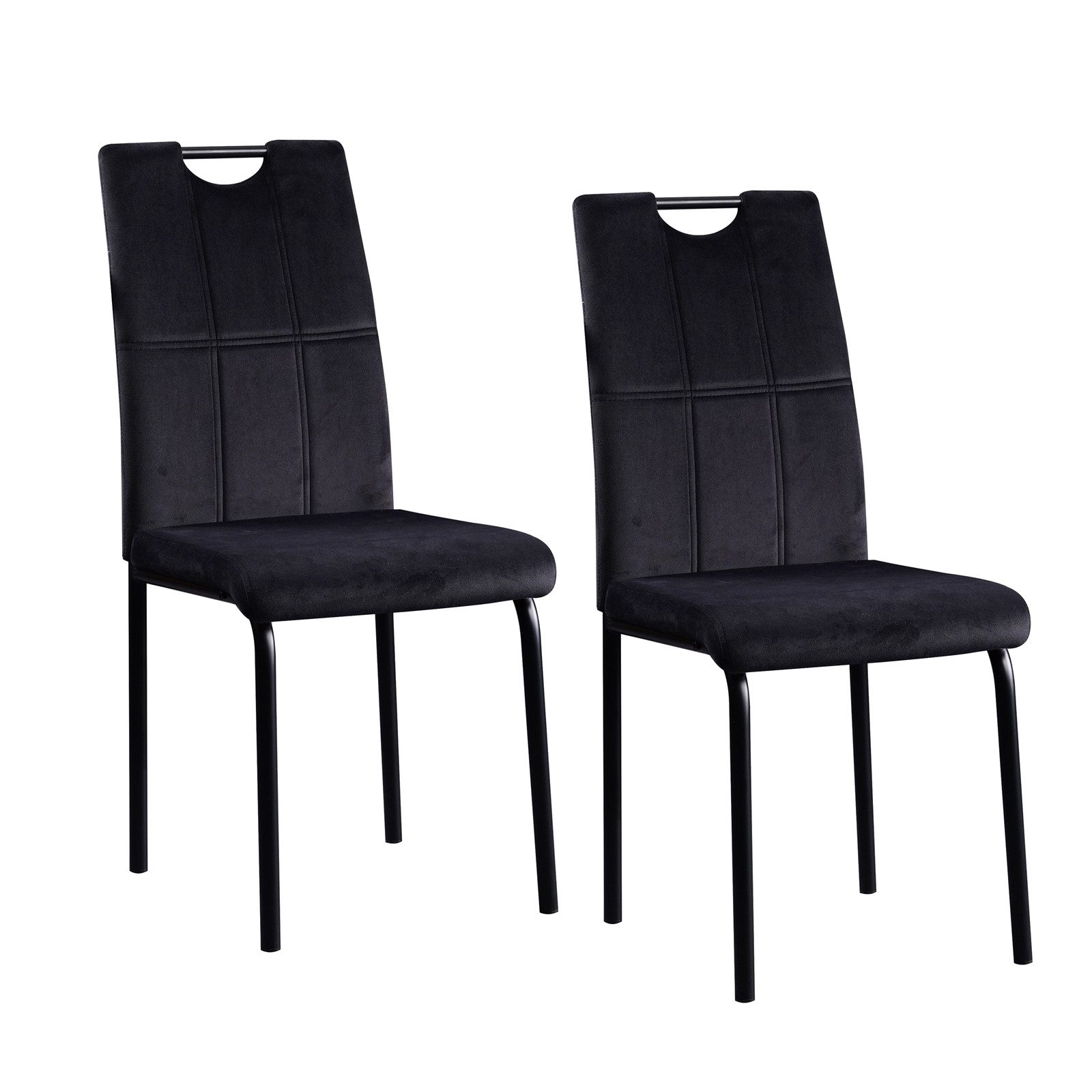 HTI-Living Esszimmerstuhl Stuhl Denton Velvet 2er-Set (Set, 2 St), Esszimmerstuhl Samt