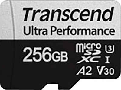 Transcend microSDXC 340S 256 GB Speicherkarte (256 GB, UHS Class 10, 160 MB/s Lesegeschwindigkeit)