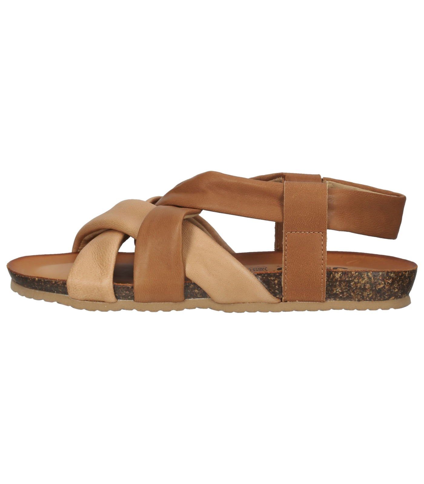 Cognac & IGI CO Riemchensandalette Leder Sandalen