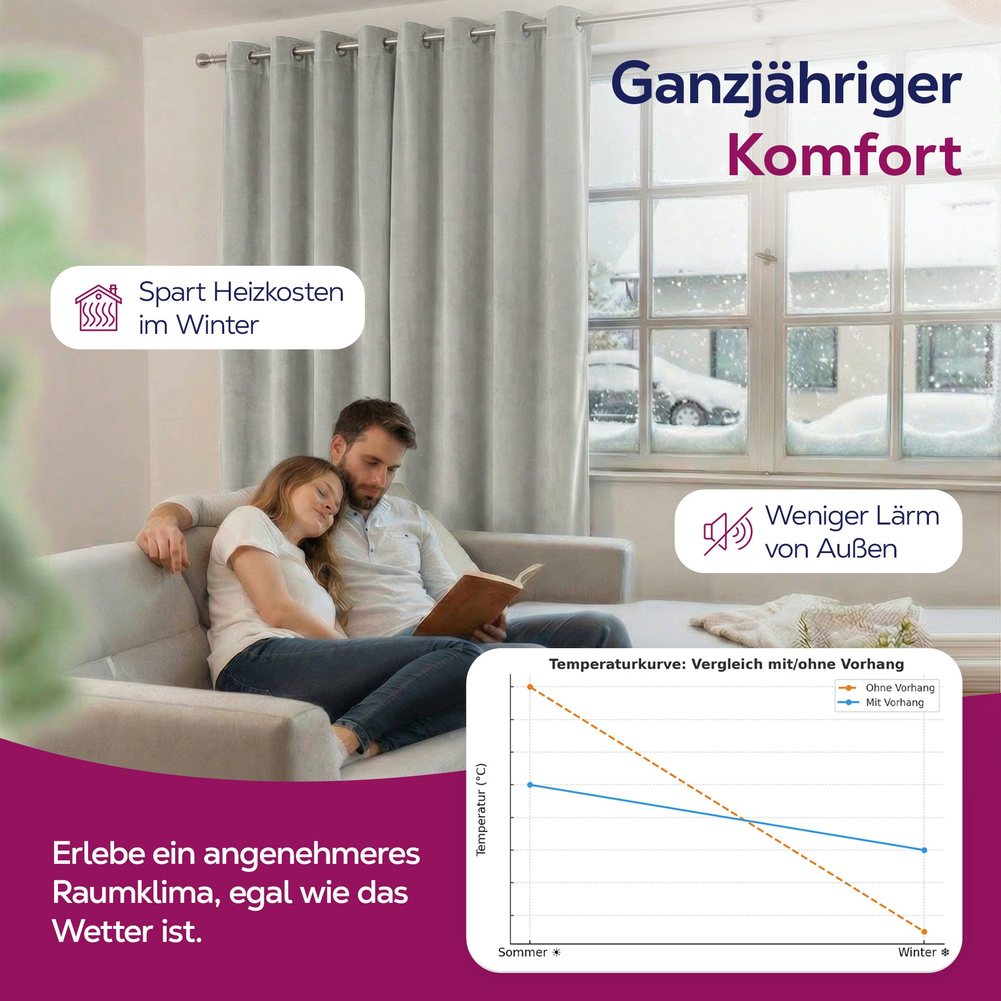 Beautex Verdunkelungsvorhang Samt Vorhang Ösen Gardine Velvet blickdicht abdunkelnd (1 St), Ösen, abdunkelnd, Velvet-Samt, blickdicht, Ösenaufhängung, pflegelei – Bild 5 von 5