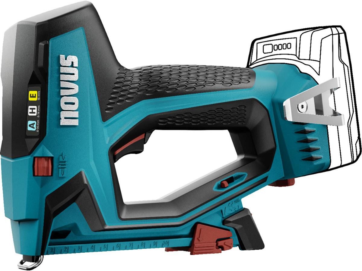 NOVUS Akku-Tacker J-550, Solo Version, ohne Akkus und Ladegerät
