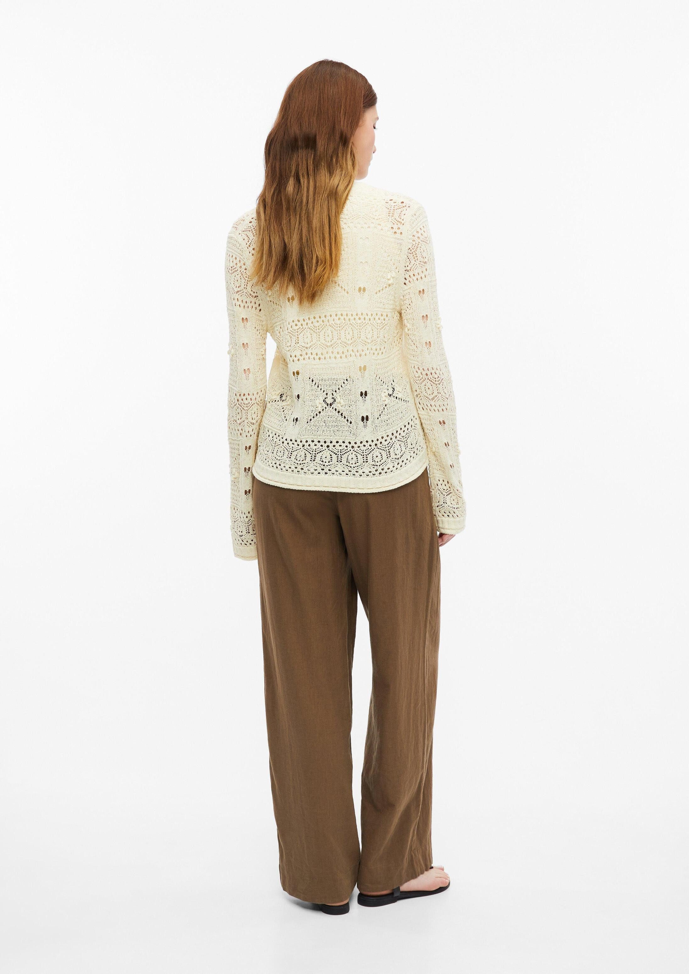 s.Oliver Cardigan Strickjacke Ajour-Strickjacke