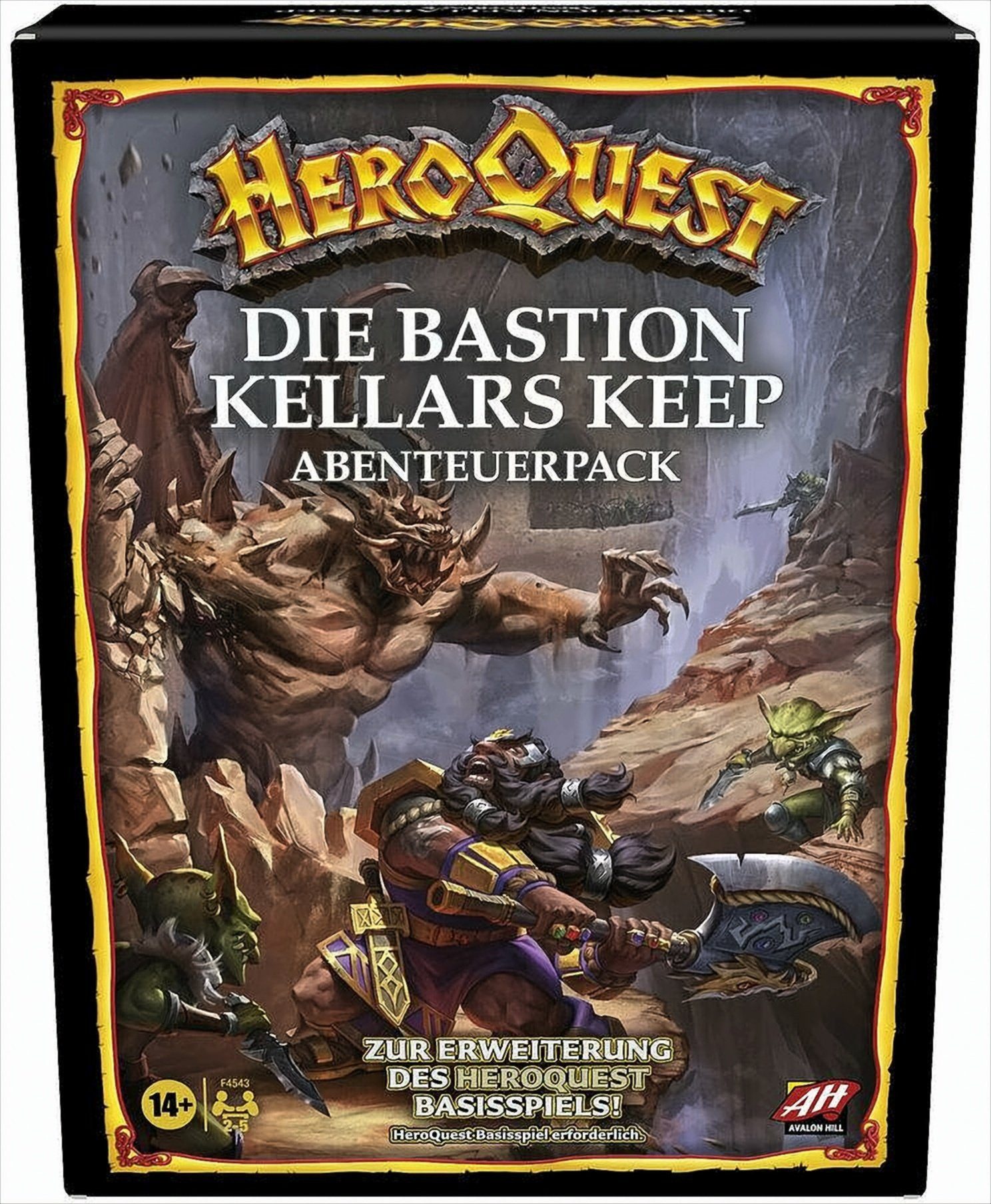 Hasbro Spiel HeroQuest - Die Bastion Kellars Keep - Erweiterung