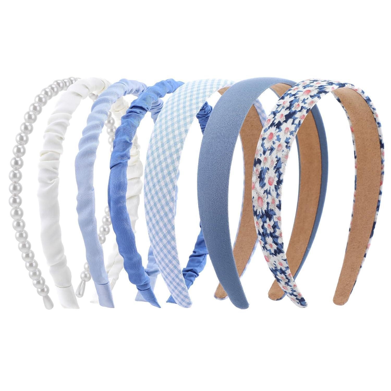 LuxusKollektion Haarband Haarreifen Set Damen 7-teilig Rutschfestes Stirnband-Set Mädchen