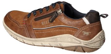 Mustang Shoes Sneaker, Freizeitschuh, Halbschuh, Schnürschuh mit seitlichem Reißverschluss