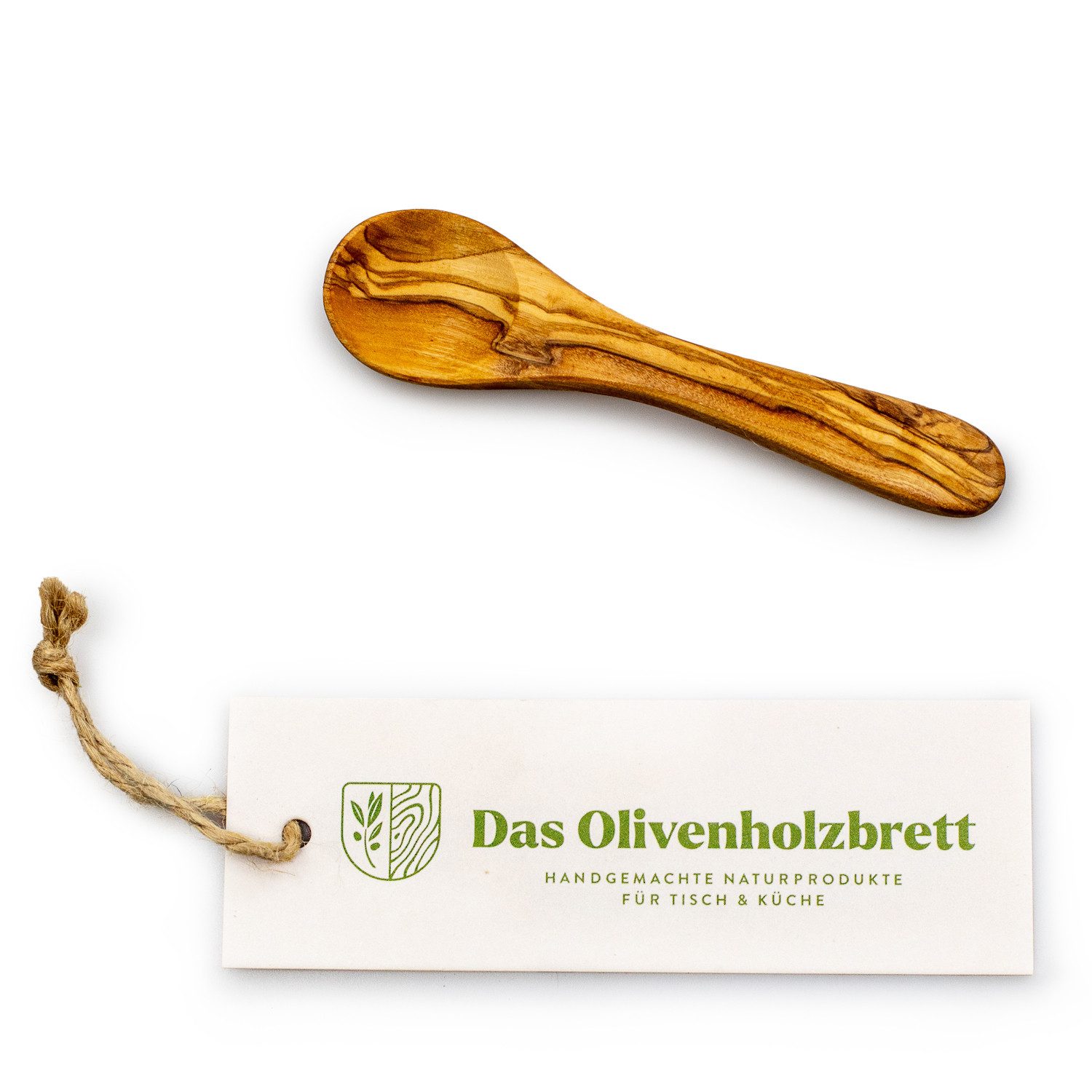 dasOlivenholzbrett Teelöffel Zuckerlöffel aus Olivenholz
