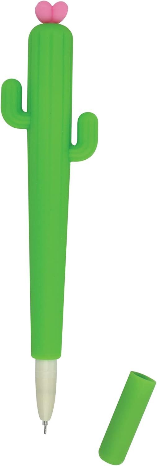 Legami Federmäppchen Legami Cactus Gelschreiber – 1 Motiv zufällig, schwarz, 0,5 mm