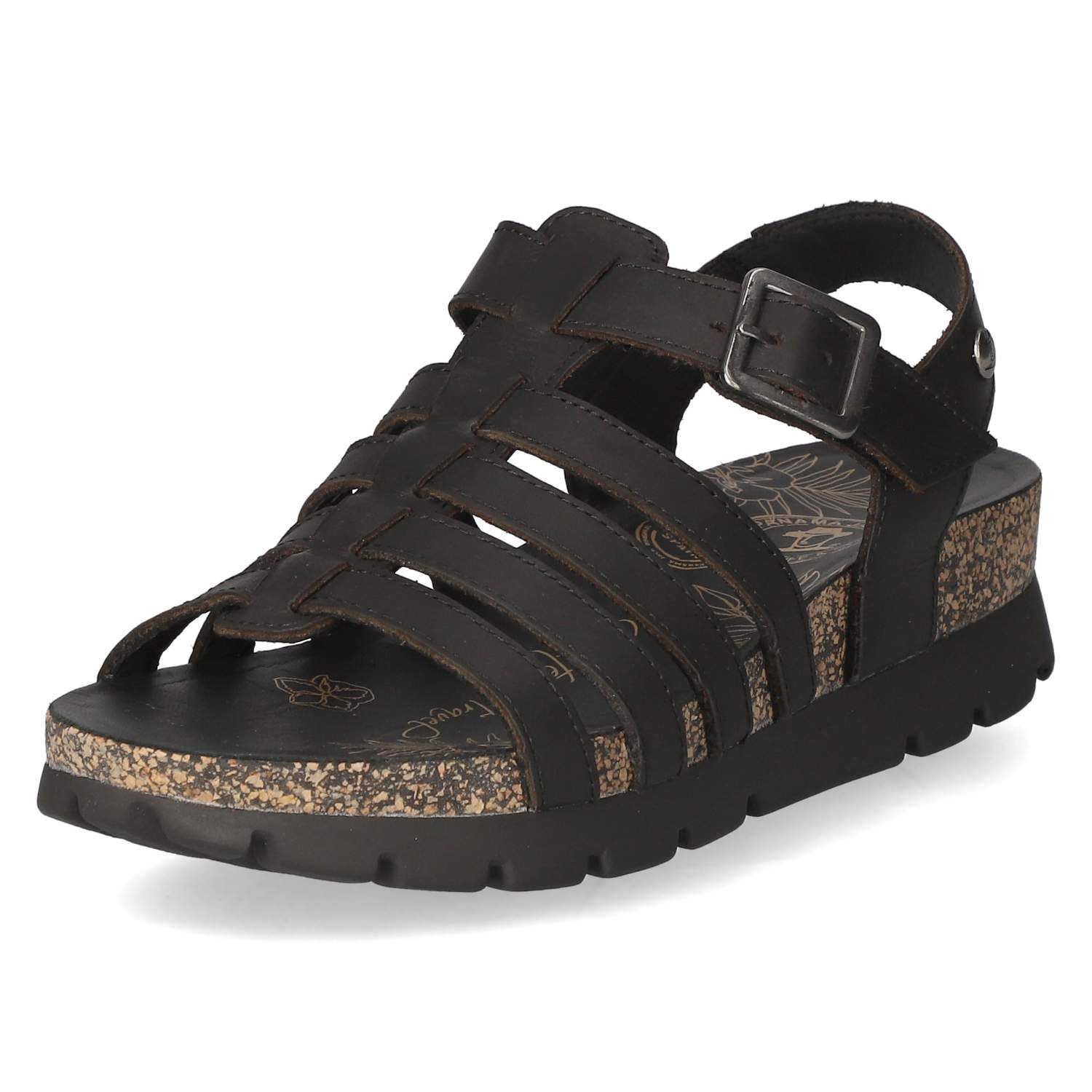 Panama Jack Panama Jack Sasha B1 Damen Glattleder black Sandalette