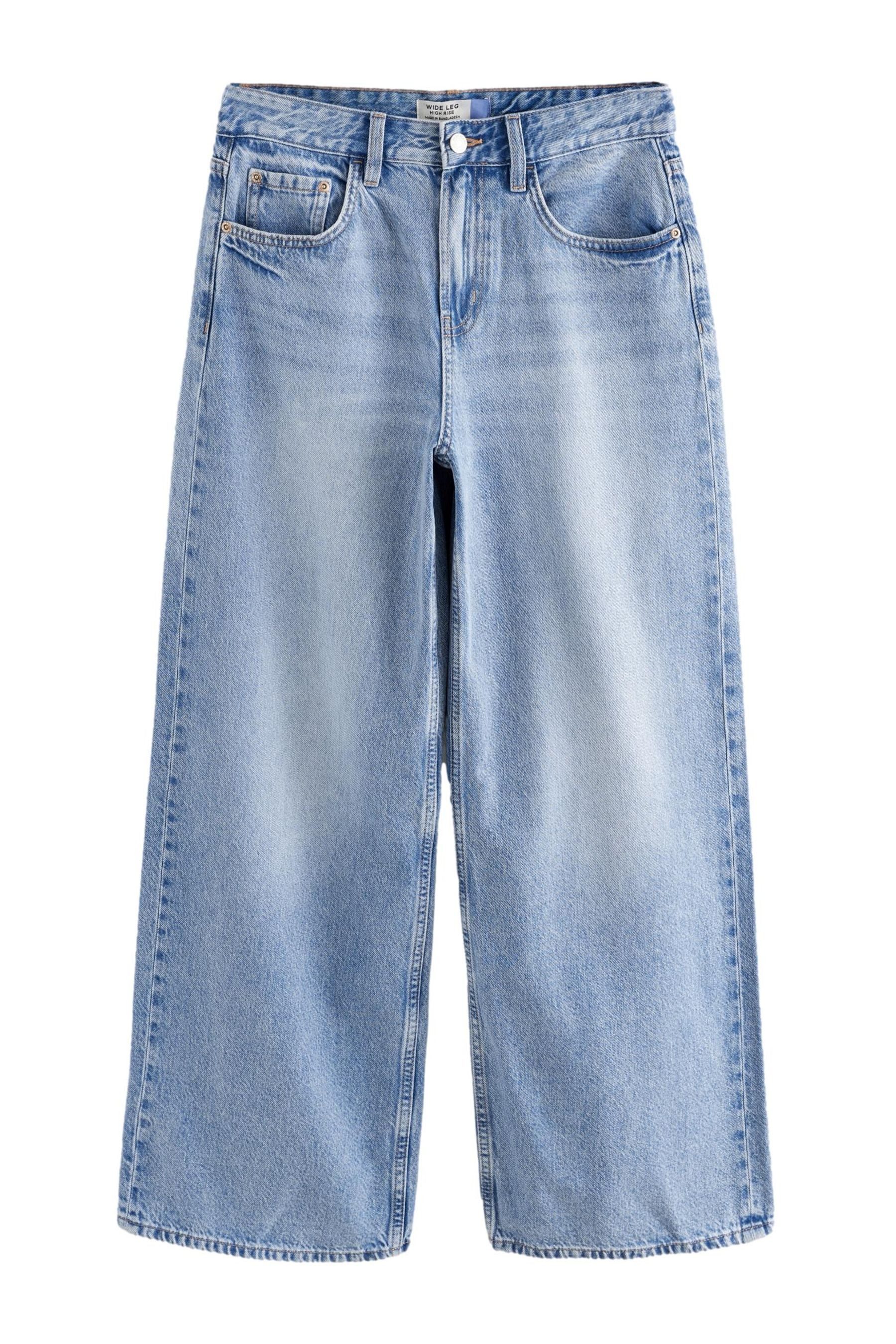 Next Weite Jeans Jeans mit weitem Bein 100 % Baumwolle – Petite (1-tlg)
