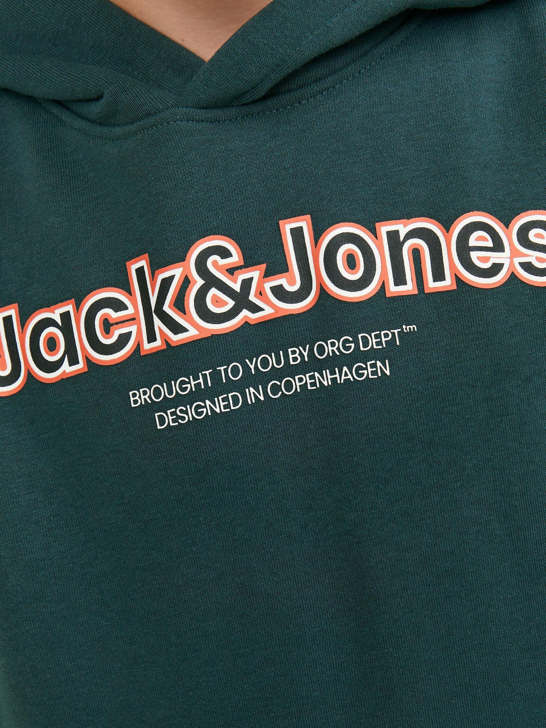 Jack & Jones Junior Kapuzensweatshirt BF Forest JORLAKEWOOD Magical SWEAT HOOD JNR