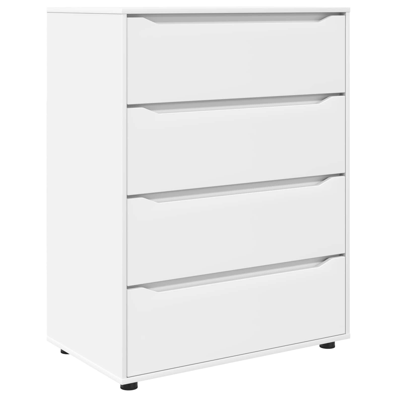 vidaXL Schranksystem Stauraumschränke 80 x 48 x 105 cm Holzwerkstoff Weiß (1-St)