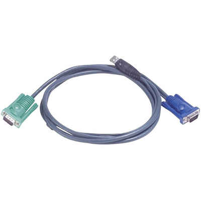 Aten USB-KVM-Kabel 3 m Computer-Kabel, (3.00 cm)