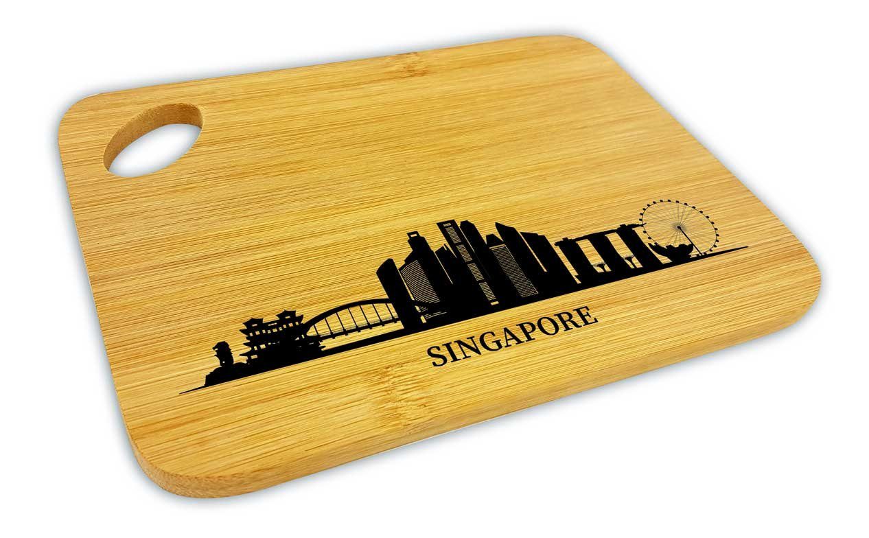 Singapur die Bambus Singapore, Frühstücksbrett / Stadtmeister Skyline