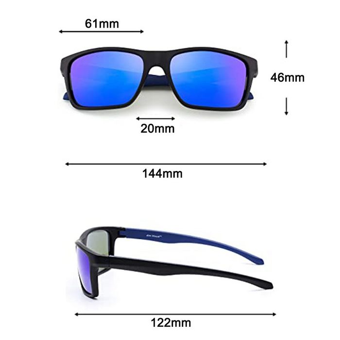 Mmgoqqt Retrosonnenbrille Flat Top Sonnenbrille für Männer Frauen Retro Designer Square Succinct Style Sonnenbrille Clear Lens Sonnenbrille