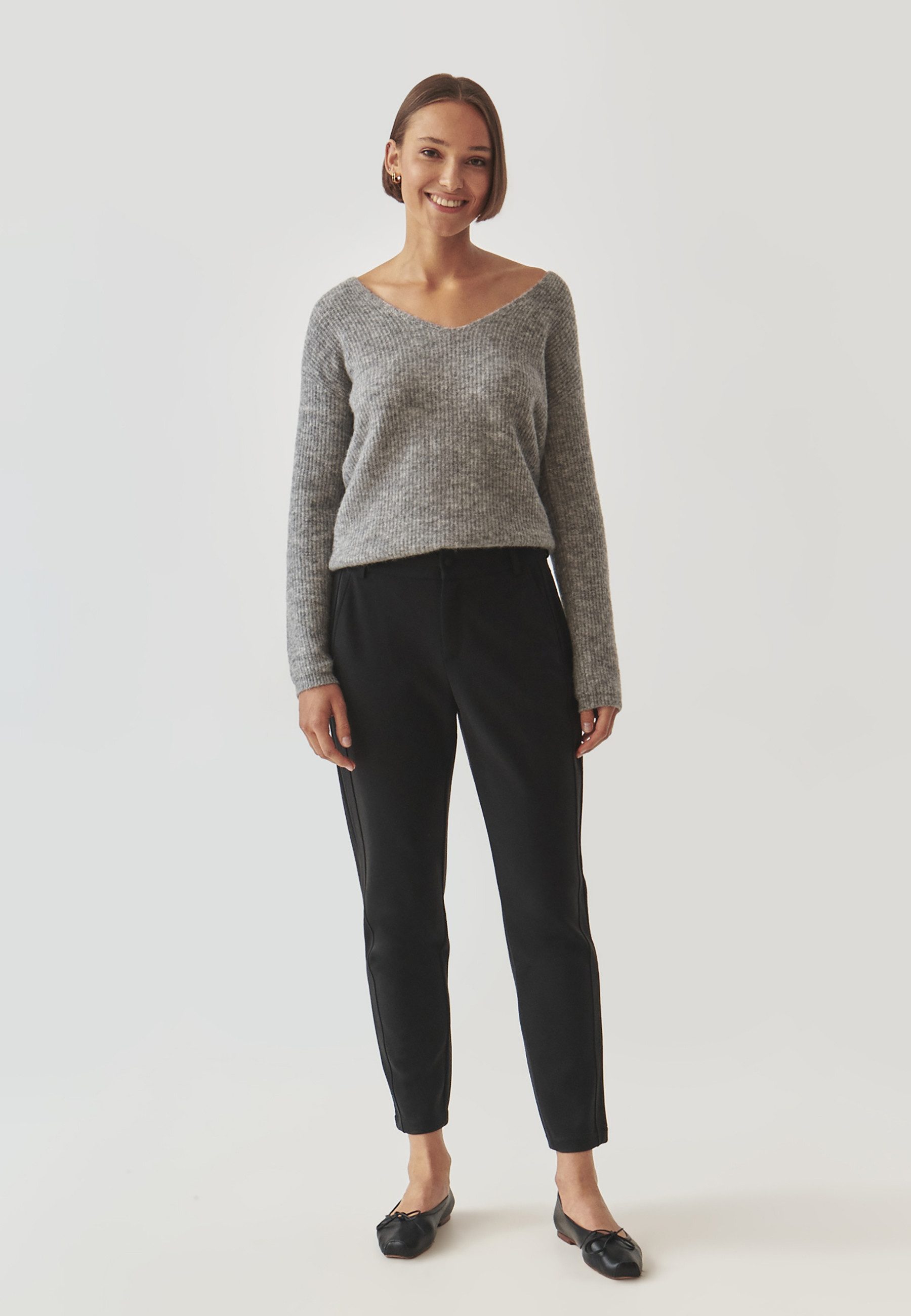 TATUUM Strickhose Klassische Gestrickte Damenhose - Wikora