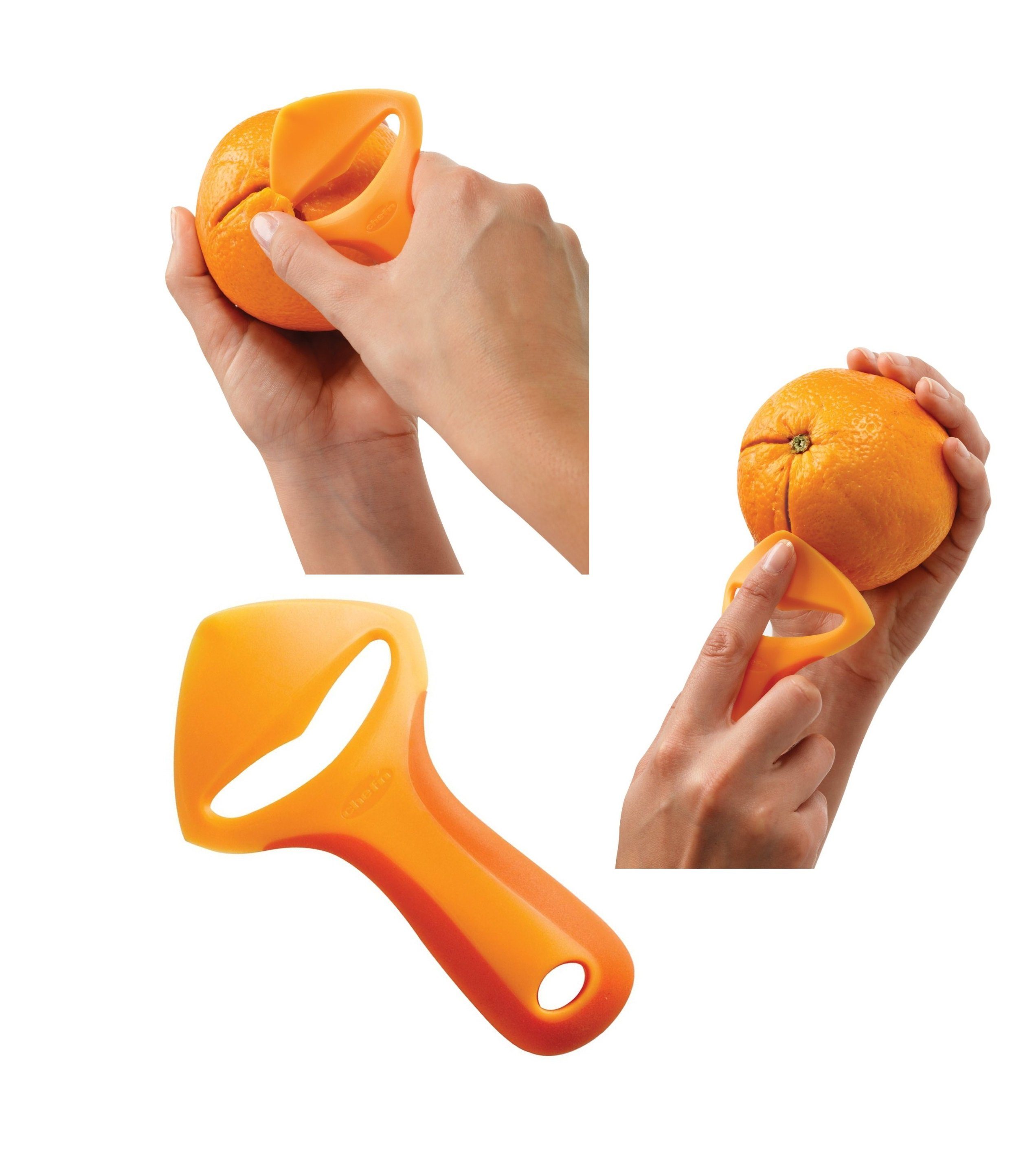 chef'n Schälmesser NEU OVP Chef'n 102-516-176 ZeelPeel Orangenschäler Obst Schäler