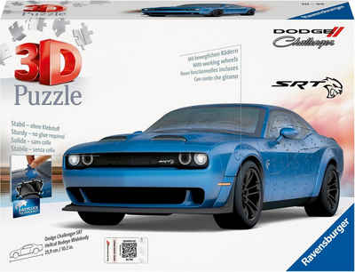 Ravensburger 3D-Puzzle Dodge Challenger SRT Hellcat Redeye Widebody, 108 Puzzleteile, Made in Europe, FSC® - schützt Wald - weltweit