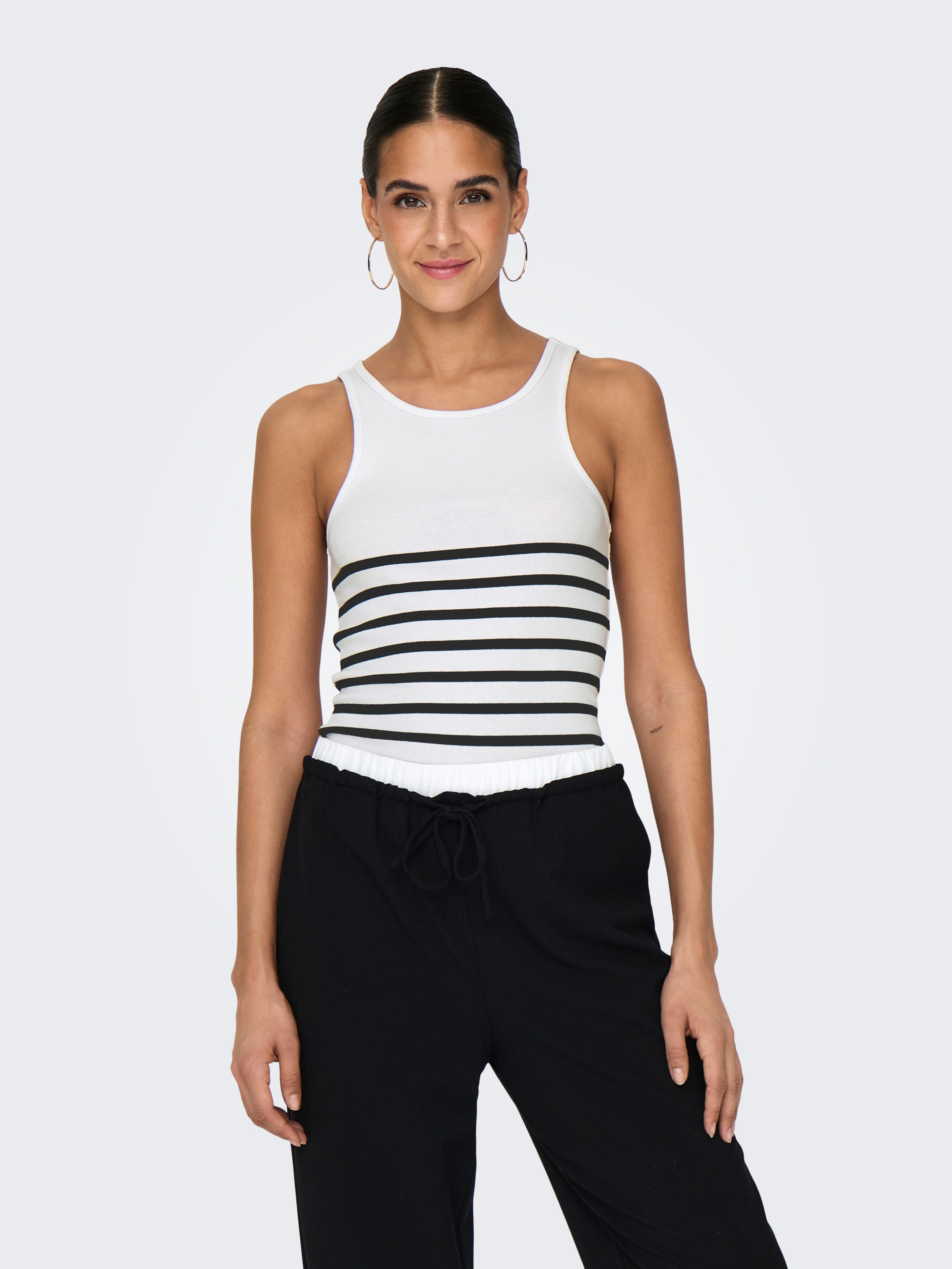 ONLY Tanktop ONLKENYA RIB STRIPE TANK TOP CS JRS günstig online kaufen